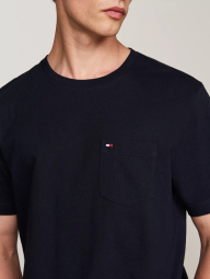 Мужская футболка Tommy Hilfiger с карманом 1159844960 (Синий S)