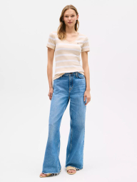 Женская футболка Tommy Hilfiger 1159844963 (Бежевый M)