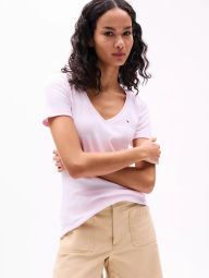 Женская футболка Tommy Hilfiger 1159844971 (Розовый M)