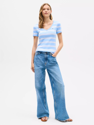 Женская футболка Tommy Hilfiger 1159844975 (Голубой S)