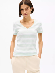 Женская футболка Tommy Hilfiger 1159844977 (Зеленый M)