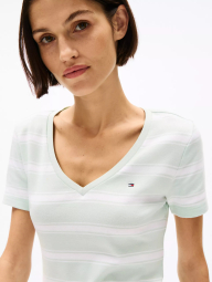 Женская футболка Tommy Hilfiger 1159844977 (Зеленый M)