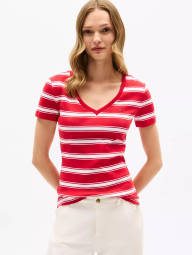 Женская футболка Tommy Hilfiger 1159844978 (Красный S)