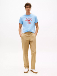Футболка Tommy Hilfiger с логотипом 1159845273 (Голубой XXL)