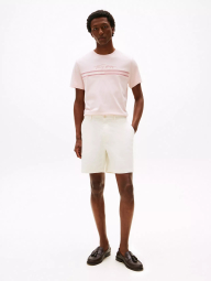 Мужская футболка Tommy Hilfiger с вышитым логотипом 1159845278 (Розовый XL)
