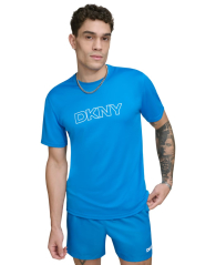 Мужская футболка DKNY с защитой от УФ-лучей UPF 40+ 1159845439 (Синий L)