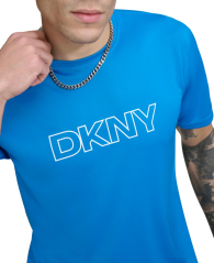 Мужская футболка DKNY с защитой от УФ-лучей UPF 40+ 1159845439 (Синий L)