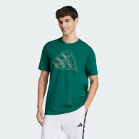 Мужская футболка Adidas с логотипом 1159845535 (Зеленый M)
