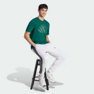 Мужская футболка Adidas с логотипом 1159845535 (Зеленый M)