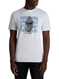 Мужская футболка Karl Lagerfeld Paris с принтом 1159845569 (Белый XL)