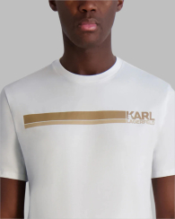 Мужская футболка Karl Lagerfeld Paris с логотипом 1159845607 (Белый M)