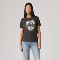 Женская футболка Levi's с логотипом 1159845663 (Серый S)