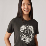 Женская футболка Levi's с логотипом 1159845663 (Серый S)