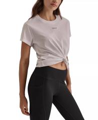 Женская футболка DKNY с узлом 1159845667 (Розовый XL)