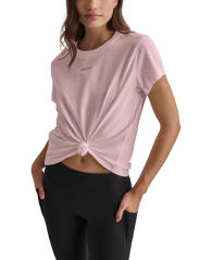 Жіноча футболка DKNY з вузлом 1159845667 (рожевий XL)