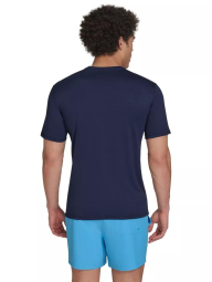Мужской рашгард Calvin Klein футболка для купания с защитой от солнца UPF 40 1159845732 (Синий XXL)