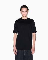 Футболка Armani Exchange с надписью в тон 1159845778 (Черный S)