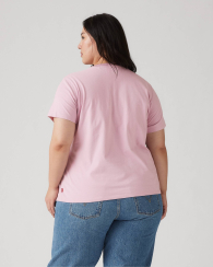 Женская футболка Levi's с логотипом 1159845836 (Розовый 3X)