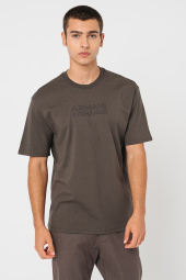 Мужская футболка Armani Exchange с логотипом 1159845873 (Коричневый XXL)