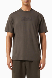 Чоловічі футболки з логотипом Armani Exchange 1159845873 (Коричневий XXL)
