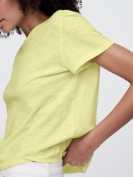 Женская футболка GAP 1159845928 (Желтый XL)
