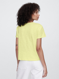 Женская футболка GAP 1159845928 (Желтый XL)