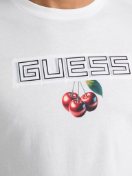 Чоловічі футболки Guess з логотипом 1159845950 (Білий XL)