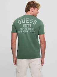 Мужская футболка Guess 1159846155 (Зеленый L)
