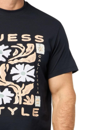 Мужская футболка Guess с принтом 1159846197 (Синий L)