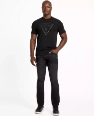 Мужская футболка Guess с логотипом 1159846282 (Черный S)