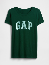 Женская футболка GAP с логотипом 1159846304 (Зеленый L)