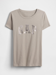 Женская футболка GAP с логотипом 1159846307 (Коричневый L)