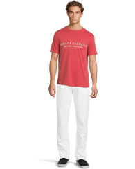 Футболка Armani Exchange з логотипом 1159846346 (Червоний M)