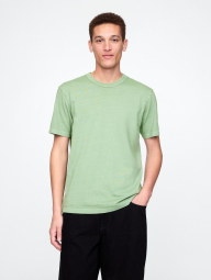 Мужская однотонная футболка GAP 1159846366 (Зеленый M)