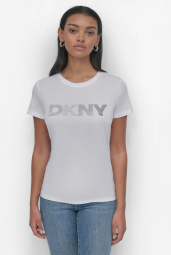 Футболка DKNY з логотипом 1159846381 (Білий M)