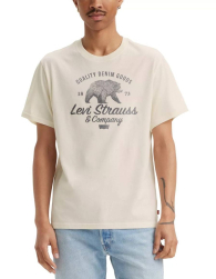Футболка мужская Levi's с принтом 1159846399 (Молочный XL)