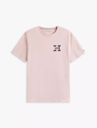 Мужская футболка Tommy Hilfiger с логотипом 1159846425 (Розовый M)