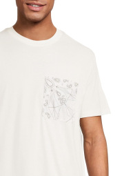 Футболка Armani Exchange з кишенею 1159846496 (Молочний S)