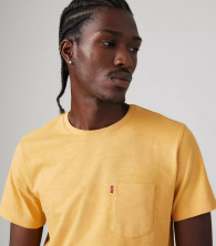 Футболка чоловіча Levi's з кишенею 1159846537 (Жовтий XXL)