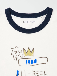 Футболка UNIQLO с принтом Jean-Michel Basquiat 1159846586 (Белый L)