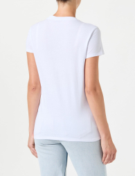 Женская футболка Armani Exchange с логотипом 1159846588 (Белый XXL)