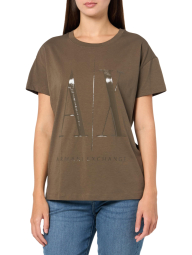 Женская футболка Armani Exchange 1159846599 (Коричневый M)
