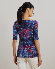 Женская футболка Ralph Lauren с принтом 1159846715 (Синий L)