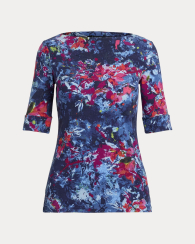 Женская футболка Ralph Lauren с принтом 1159846715 (Синий L)