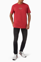 Мужская футболка Armani Exchange с логотипом 1159846864 (Красный M)