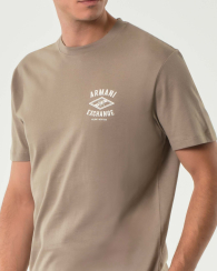 Мужская футболка Armani Exchange с логотипом 1159846867 (Коричневый XL)