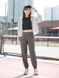 Укорочена футболка з технологією AIRism 1159847228 (Чорний XS)