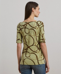 Жіноча футболка Ralph Lauren з принтом 1159847292 (Зелений L)