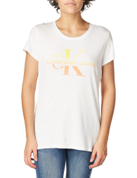 Женская футболка Calvin Klein с логотипом 1159847421 (Белый XL)
