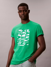 Мужская футболка Calvin Klein с логотипом 1159847484 (Зеленый XL)